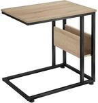 TecTake GmbH Beistelltisch Wigan 55x36,5x60cm - Industrial Holz hell, Eiche...