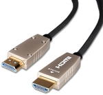 celexon UHD Fibre HDMI 10m - HDMI 2.0b Lichtleiter Kabel in Schwarz
