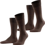 Falke 14610, Falke Socken im 2er-Pack Dunkelbraun men