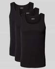 Tanktop mit Label-Stitching Modell 'ONE' im 3er-Pack Tanktop mit Label-Stitching Modell 'ONE' im 3er-Pack