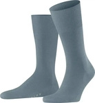 Falke 14435, Falke Socken aus elastischem Schurwolle-Mix mit Baumwoll-Anteil Eisblau