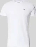 Tommy Jeans DM0DM04411, Tommy Jeans T-Shirt in Melange-Optik Weiss men