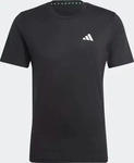adidas Training IC7438, adidas Training T-Shirt mit Logo und Rundhalsausschnitt Black