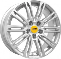 MAM MAMA47517510037SL, MAM A4 7 5x17 5x100 ET37 MB63 4 silver painted