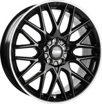CMS C25 707 48 13S DRB, CMS C25 7 0x17 5x108 ET48 MB65 1 Diamond Rim Black Gloss