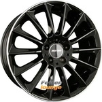 GMP STEL75173515431I, GMP Stellar 7 5x17 5x112 ET35 MB66 6 black glossy