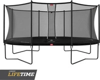BERG 30.25.65.40, Trampolin BERG Grand Favorit Regular 520 Schwarz + Safety Net