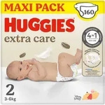 Huggies Extra Care Windeln F&uuml;r Neugeborene Gr&ouml;&szlig;e 2 160 St&uuml;ck