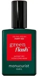Manucurist Green Flash Nagellack F&uuml;r LED Poppy Red 15ml
