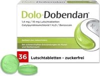 PZN-DE 12700079, DOLO-DOBENDAN 1,4 mg/10 mg Lutschtabletten 36 St