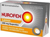 PZN-DE 03443838, NUROFEN 200 mg Schmelztabletten Lemon 48 St