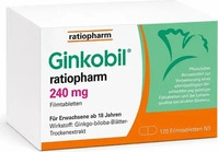 PZN-DE 08864415, Ginkobil ratiopharm 240 mg Filmtabletten 120 St