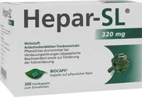 PZN-DE 09530455, HEPAR SL 320 mg Hartkapseln 200 St