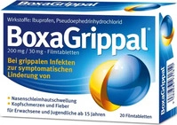 PZN-DE 12460451, BoxaGrippal Erk&auml;ltungstabletten 200mg/30mg 20 St