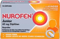 PZN-DE 04085246, Nurofen Junior 60 mg Z&auml;pfchen 10 St