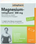PZN-DE 00066654, Magnesium-ratiopharm 300 mg Micro-Pellets Beutel 40 St
