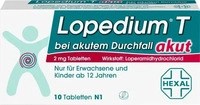 PZN-DE 03928406, Lopedium T akut bei akutem Durchfall Tabletten 10 St