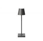 Sigor Akku-Tischleuchte Nuindie pocket graphitgrau 210mm 1,4W Flex-Mood 2200K/2700K