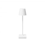 Sigor Akku-Tischleuchte Nuindie pocket schneewei&szlig; 210mm 1,4W Flex-Mood 2200K/2700K