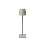 Sigor Akku-Tischleuchte Nuindie pocket salbeigr&uuml;n 210mm 1,4W Flex-Mood 2200K/2700K