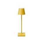 Sigor Akku-Tischleuchte Nuindie pocket sonnengelb 210mm 1,4W Flex-Mood 2200K/2700K