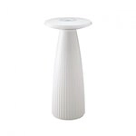 Sigor Akku-Tischleuchte Nuflair 245mm schneewei&szlig; 2,2W FlexMood 2200K/2700K IP54 Ra85