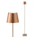 Sigor Akku-Stehleuchte Nuindie 1200mm bronzefarben rund 2,2W FlexMood 2200K/2700K
