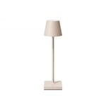 Sigor Akku-Tischleuchte Nuindie pocket d&uuml;nenbeige 210mm 1,4W Flex-Mood 2200K/2700K