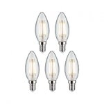 Paulmann 29094 Filament 230V LED Kerze E14 5x470lm 5x4,8W 2700K Klar