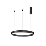 Nova Luce Motif LED Pendelleuchte Schwarz Aluminium Acryl 40W CCT dimmbar &Oslash;60cm