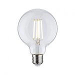 Paulmann 29123 Eco-Line Filament 230V LED Globe G95 E27 840lm 4W 3000K Klar