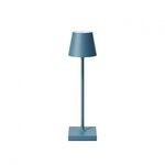 Sigor Akku-Tischleuchte Nuindie pocket delfinblau 210mm 1,4W Flex-Mood 2200K/2700K