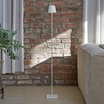Sigor Akku-Stehleuchte Nuindie USB-C 1200mm schneewei&szlig; 2,2W FlexMood 2200K/2700K