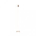 Sigor Akku-Stehleuchte Nuindie USB-C 1200mm d&uuml;nenbeige 2,2W FlexMood 2200K/2700K