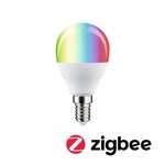 Paulmann 29150 Standard 230V Smart Home Zigbee 3.0 LED Tropfen E14 470lm 5W RGBW+