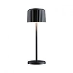 Paulmann 94878 Solar Akkuleuchte Else IP44 dimmbar 2700K Schwarz