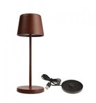 Deko-Light LED Akkuleuchte Canis Mini 2,3W 110lm 2200/3000K Rost Dimmbar 3.7...