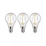 Paulmann 29200 Eco-Line Filament 230V LED Tropfen E14 3er-Pack 82mm 525lm 2,5W...