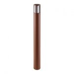 Deko-Light Pollerleuchte Facado 2 Round opal 1000mm 1xE27 IP65 Rost 730506