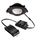 Deko-Light LED Deckeneinbauleuchte Dione IP44 8,5W 800lm dimmbar 4000K Schwarz...