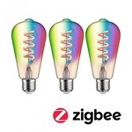 Paulmann 29164 Filament 230V Smart Home Zigbee 3.0 LED Kolben ST64 E27 3x470lm 3x6,3W
