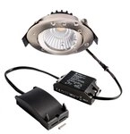 Deko-Light LED Deckeneinbauleuchte Dione IP44 8,5W 750lm dimmbar 2700K Nickel...