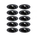 Paulmann 92117 Einbauleuchte 10er-Pack schwenkbar rund 90mm 30&deg; GU10 230V dimmbar