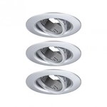 Paulmann 92110 Einbauleuchte 3er-Pack schwenkbar rund 90mm 30&deg; GU10 IP23 230V