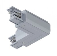 Paulmann 91371 ProRail3 Verbinder L-St&uuml;ck Innen 101x101mm max. 3680W Silber