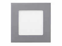 Heitronic LED Panel Toulouse 184x184mm 11W 430lm eckig silber IP44 dimmbar 3000K