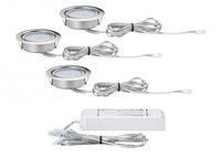 Paulmann 93553 LED M&ouml;beleinbauleuchten Micro Line 3er-Set rund 65mm 3x4,5W 3x300lm