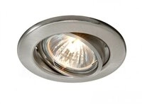 Deko-Light Deckeneinbaustrahler Basic Rund Tilt 1x max 50W MR16 Silber 686871