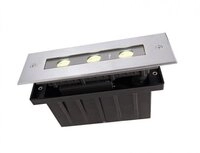 Deko-Light Bodeneinbauleuchte Line Asymmetrisch 5,5W 3000K Silber 730292