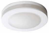 Heitronic LED Einbaustrahler Aurora 6W 450lm 3000 Kelvin Lichtkranz wei&szlig; 27776